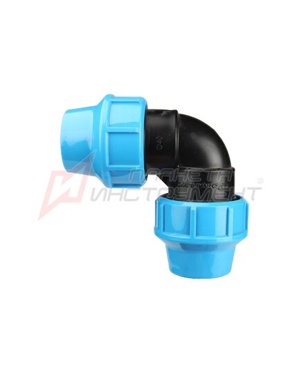 Угольник ДЖИЛЕКС ПНД РР 40, 40мм 90° (9304), изображение 2