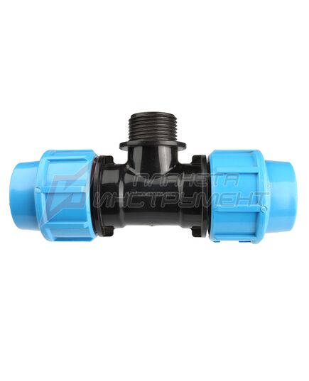 Тройник ДЖИЛЕКС ПНД РР 32 x 1” x 32 (9440) с наружной трубной резьбой, изображение 4