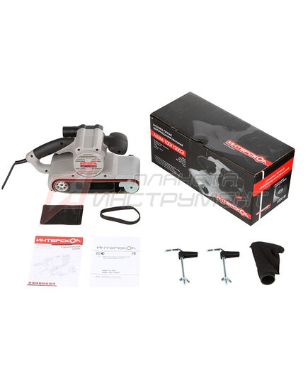 Ленточная шлифмашина Интерскол ЛШМ-100/1200Э, изображение 6