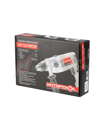 Дрель ударная Интерскол ДУ-16/1000ЭР, изображение 5 от магазина Планета Инструмент Дрель ударная Интерскол ДУ-16/1000ЭР, изображение 5