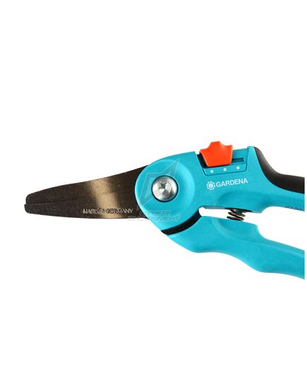 Комплект GARDENA, садовых инструментов для балкона "Домашнее садоводство" (секатор, лопатка цветочная, мотыжка, щетка и совок, ящик для хранения) (Дис, изображение 9
