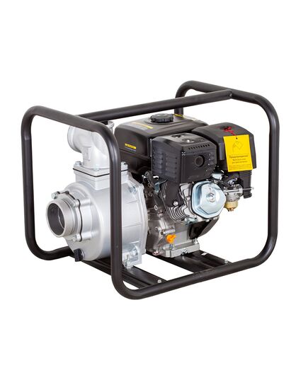 Мотопомпа PROFI WB40, 270см3 60000л/ч слабозагр. глубина 6м подъем 25м 4" 2.5бар 6.5л 41кг, изображение 2