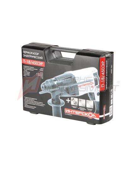 Перфоратор Интерскол П-18/450ЭР + кейс, изображение 6