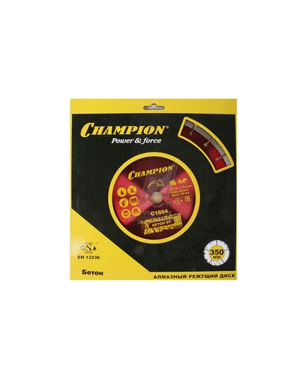 Диск алмазный CHAMPION 350_25.4 по бетону железобетону (LW350CPRO10) Concremax, изображение 2
