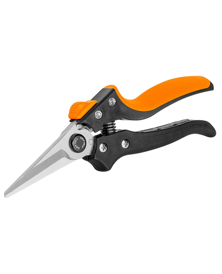 Ножницы ЦЕНТРОИНСТРУМЕНТ садовые д/цветов FINLAND, длина-60мм реж.кромка-22мм +фиксатор, изображение 3