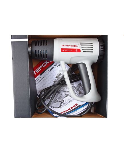 Термопистолет ИНТЕРСКОЛ ФЭ-2000Э, 2.0кВт, коробка, изображение 5