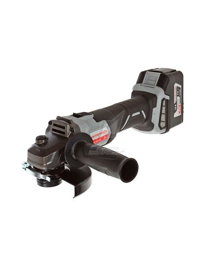 Аккумуляторная угловая шлифмашина ИНТЕРСКОЛ УШМ-125/18, Li-Ion 1х4.0 Ач , ЗУ, кейс, изображение 2