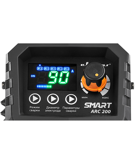 Инвертор СВАРОГ ARC 200 REAL SMART (Z28303) Black + краги и маска, изображение 4