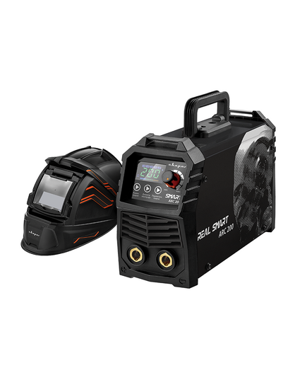Инвертор СВАРОГ ARC 200 REAL SMART (Z28303) Black + краги и маска, изображение 2