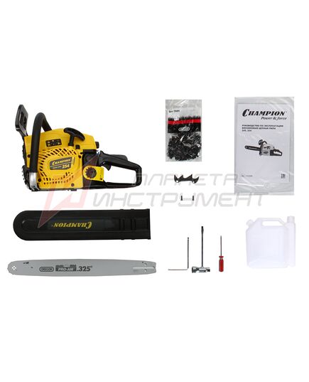 Бензопила CHAMPION 254-18 (2.5 кВт, 18"), изображение 5 от магазина Планета Инструмент Бензопила CHAMPION 254-18 (2.5 кВт, 18"), изображение 5