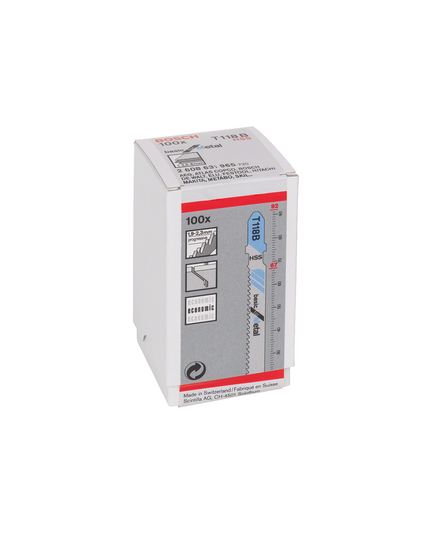 Пилки для лобзиков BOSCH T 118 B (2608631965), изображение 2