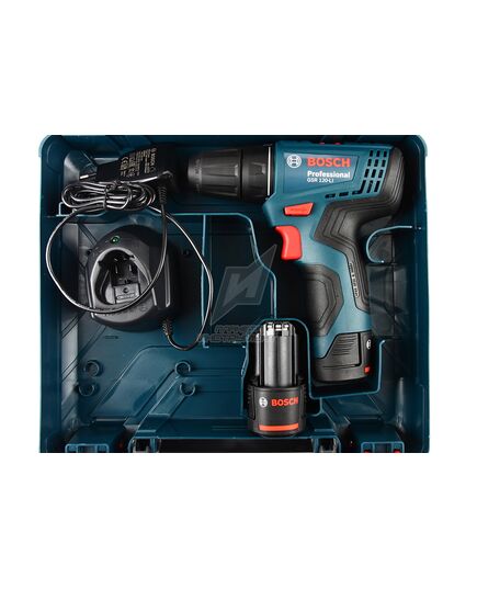 Аккумуляторный шуруповерт BOSCH GSR 120-LI, 1х2Ач, кейс, изображение 16