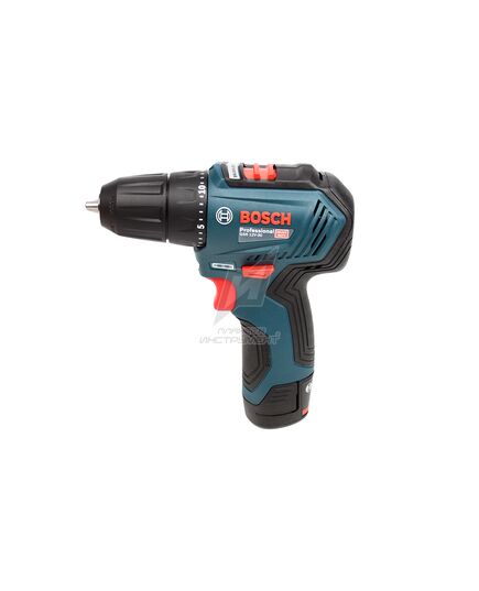 Аккумуляторный шуруповерт BOSCH GSR 12V-30, кейс, изображение 4 от магазина Планета Инструмент Аккумуляторный шуруповерт BOSCH GSR 12V-30, кейс, изображение 4