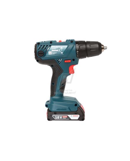 Аккумуляторный шуруповерт BOSCH GSR 180-LI, 1х2Ач, кейс, изображение 4 от магазина Планета Инструмент Аккумуляторный шуруповерт BOSCH GSR 180-LI, 1х2Ач, кейс, изображение 4