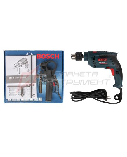 Дрель ударная Bosch GSB 13 RE, ключевой патрон (0.601.217.102), изображение 4