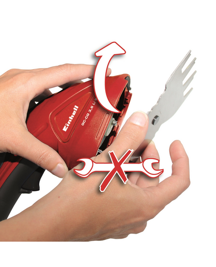 Аккумуляторные ножницы c кусторезом EINHELL GC-CG 3,6 Li WT, 1.5 А*ч Li-lon, изображение 3