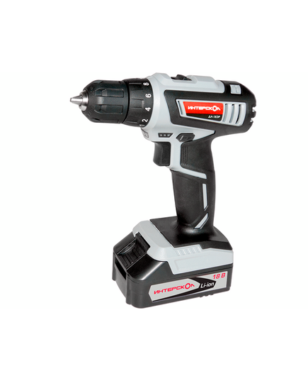 Аккумуляторный шуруповерт ИНТЕРСКОЛ ДА-18ЭР (536.0.2.01), изображение 11 от магазина Планета Инструмент Аккумуляторный шуруповерт ИНТЕРСКОЛ ДА-18ЭР (536.0.2.01), изображение 11