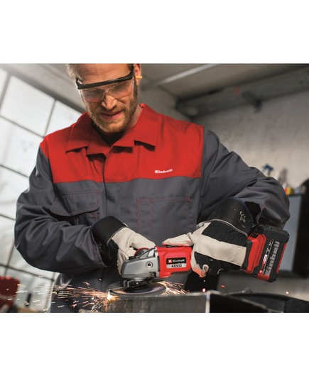 Аккумуляторная угловая шлифмашина EINHELL PXC AXXIO 18/125 Q, 125мм, 1х4Ач Li-ion, изображение 4