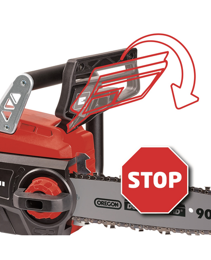 Аккумуляторная пила цепная EINHELL PXC GE-LC 18 Li Kit, 1х3Ач Li-ion, 10", изображение 4