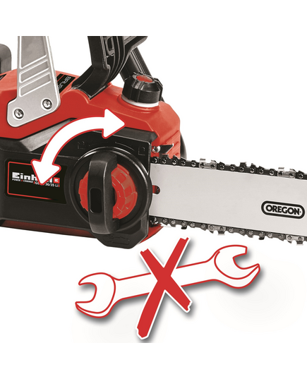 Аккумуляторная пила цепная EINHELL PXC GE-LC 36/35 Li-Solo, без АКБ и ЗУ, 14", изображение 5 от магазина Планета Инструмент Аккумуляторная пила цепная EINHELL PXC GE-LC 36/35 Li-Solo, без АКБ и ЗУ, 14", изображение 5