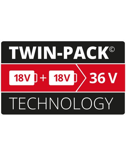 Аккумулятор EINHELL PXC-Twinpack, 2x18В 5.2Aч Li-ion, изображение 6