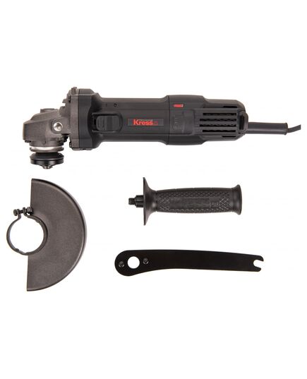 Угловая шлифмашина KRESS KU703, 125 мм, 850 Вт, антивибрационная ручка, изображение 10