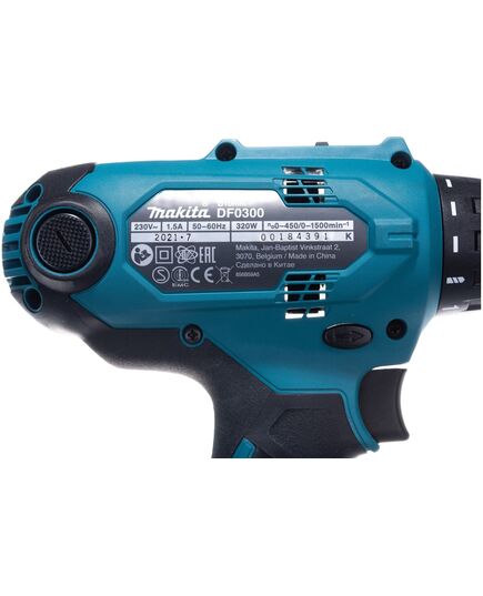 Шуруповерт сетевой MAKITA DF0300, 320Вт, изображение 3