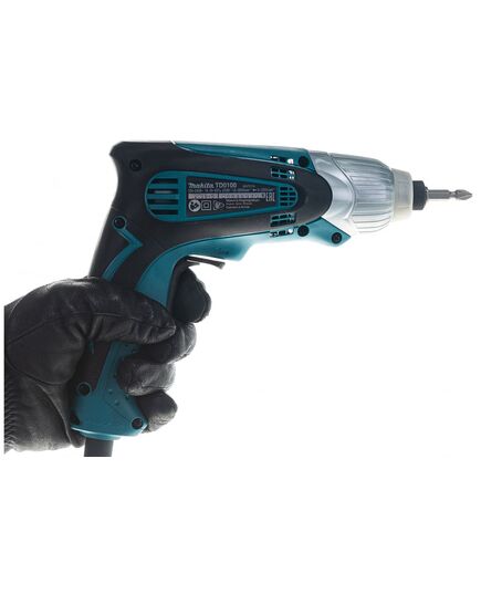 Шуруповерт ударный сетевой MAKITA TD0100 1/4", 230 Вт, изображение 5