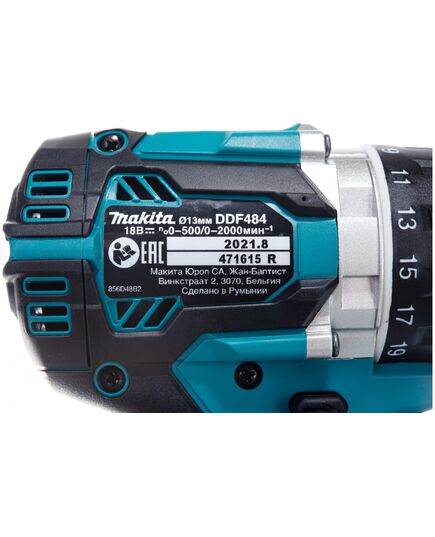 Аккумуляторный шуруповерт MAKITA DDF484Z, без АКБ и ЗУ, изображение 5