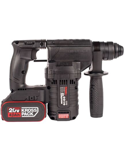 Аккумуляторный перфоратор KRESS KU388 BL, 2х4.0Ач Li-ion, кейс, изображение 3
