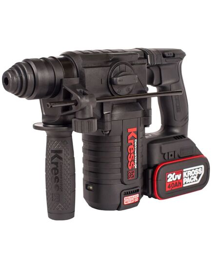 Аккумуляторный перфоратор KRESS KU388 BL, 2х4.0Ач Li-ion, кейс, изображение 5