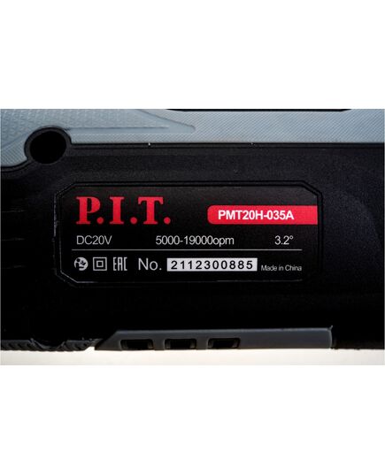 Аккумуляторный резак P.I.T. PMT20H-035A/1 20В,  Li-Ion 1х2Ач, ЗУ 3А, кейс, изображение 5