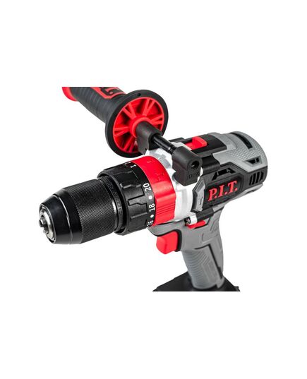 Аккумуляторный шуруповерт ударный P.I.T. PSB20H-13B/1, 1х2Ач Li-Ion, ЗУ, кейс, изображение 3