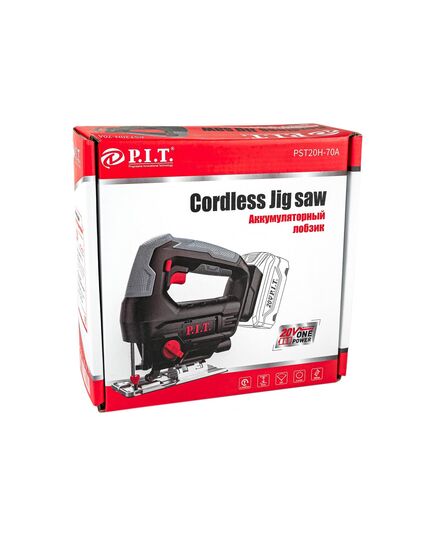 Аккумуляторный лобзик P.I.T. PST20H-70A SOLO, коробка, изображение 4
