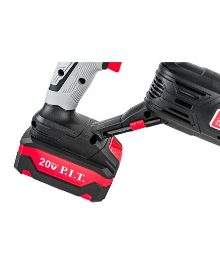 Аккумуляторная пила сабельная P.I.T. PSA20H-115A/1, OnePower 20В, Li-ion 2Ач, ЗУ, коробка, изображение 4