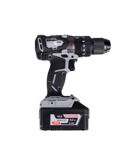 Аккумуляторный шуруповерт ударный ИНТЕРСКОЛ ДАУ-13/18В 60, кейс, без АКБ и ЗУ, изображение 2