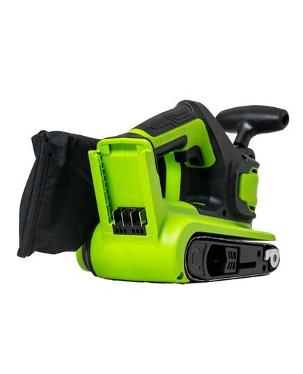 Аккумуляторная шлиф. машина GREENWORKS G24BS, ленточная, бесщеточная, изображение 3