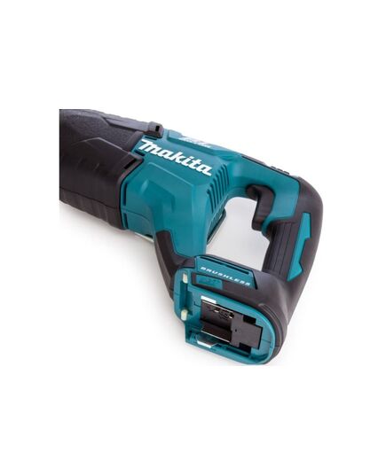 Аккумуляторная пила сабельная MAKITA DJR187RTE, LXT BL 18В, ход 32мм, рез 255мм, 2 скорости (2х5.0Ач, з/у), изображение 3