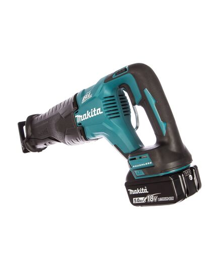 Аккумуляторная пила сабельная MAKITA DJR187RTE, LXT BL 18В, ход 32мм, рез 255мм, 2 скорости (2х5.0Ач, з/у), изображение 4