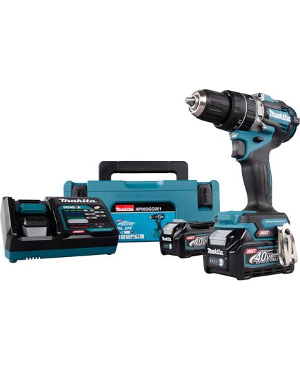 Аккумуляторный дрель-шуруповёрт MAKITA HP002GD201, ударная XGT BL, быстрое ЗУ, кейс MAKPAC, изображение 3 от магазина Планета Инструмент Аккумуляторный дрель-шуруповёрт MAKITA HP002GD201, ударная XGT BL, быстрое ЗУ, кейс MAKPAC, изображение 3