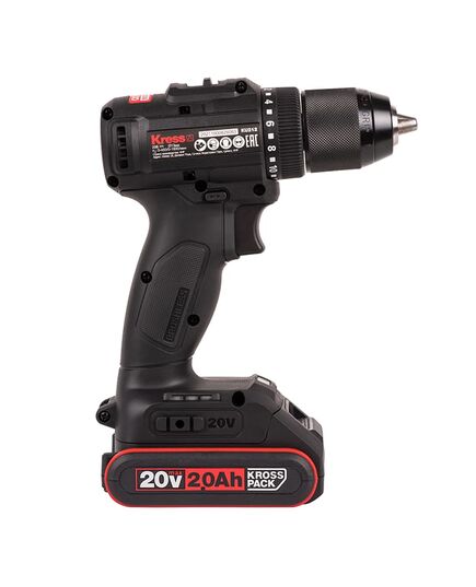Аккумуляторный шуруповерт KRESS KU212.1, 2х2Ач Li-ion, сумка, изображение 2