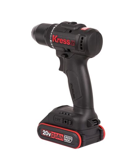 Аккумуляторный шуруповерт KRESS KU212.1, 2х2Ач Li-ion, сумка, изображение 3