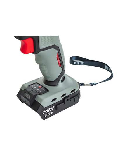 Аккумуляторный гайковерт ударный P.I.T. PIW20H-300B SOLO 20В, коробка, изображение 2