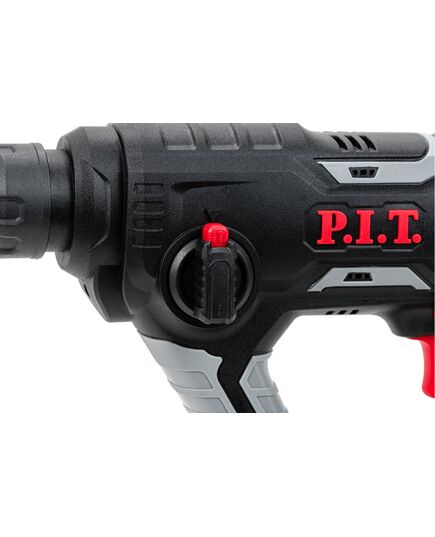 Аккумуляторный перфоратор P.I.T. PBH20H-18A/1, 2-х реж., бур 18мм, sds-plus, Li-Ion 1х2Ач, ЗУ 3А, кейс, изображение 3