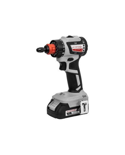 Аккумуляторный шуруповерт ИНТЕРСКОЛ ДА-13/18В 50, АПИ 2х2А/ч Li-ion, 4 насадки, кейс, изображение 2