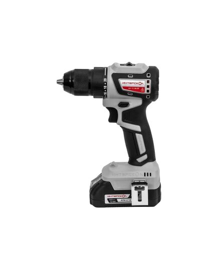 Аккумуляторный шуруповерт ИНТЕРСКОЛ ДА-13/18В 50, АПИ 2х2А/ч Li-ion, кейс, изображение 2