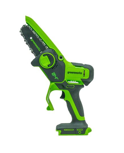 Аккумуляторная пила цепная GREENWORKS G24MCS10, мини 10см, 1х2Ач, ЗУ), изображение 2