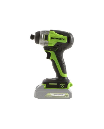 Аккумуляторный винтоверт ударный GREENWORKS GD24ID3, бесщеточный, без АКБ и ЗУ (3802807gw), изображение 4 от магазина Планета Инструмент Аккумуляторный винтоверт ударный GREENWORKS GD24ID3, бесщеточный, без АКБ и ЗУ (3802807gw), изображение 4
