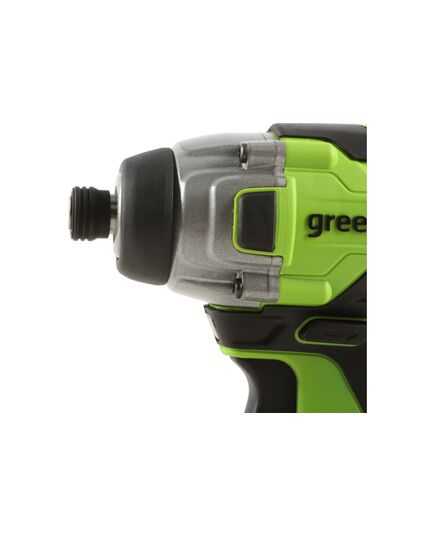 Аккумуляторный винтоверт ударный GREENWORKS GD24ID3, бесщеточный, без АКБ и ЗУ (3802807gw), изображение 5 от магазина Планета Инструмент Аккумуляторный винтоверт ударный GREENWORKS GD24ID3, бесщеточный, без АКБ и ЗУ (3802807gw), изображение 5