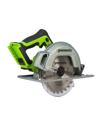 Аккумуляторная пила дисковая GREENWORKS GD24CS, 24V, бесщеточная, без АКБ и ЗУ, изображение 3 от магазина Планета Инструмент Аккумуляторная пила дисковая GREENWORKS GD24CS, 24V, бесщеточная, без АКБ и ЗУ, изображение 3